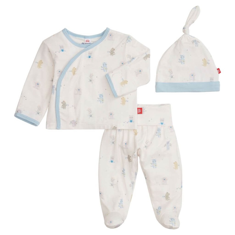 Modal Kimono Baby Beats Blue