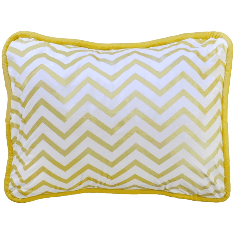 New Arrivals Gold Rush Throw Pillow