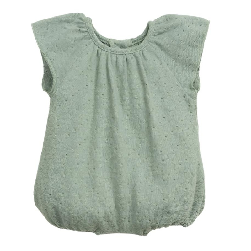 Play Up – Pointelle Bubble Romper – Green