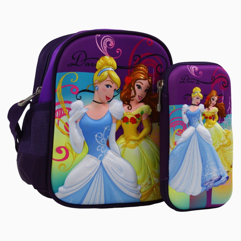Princesses School Set (Lunch Bag + Pencil Case)