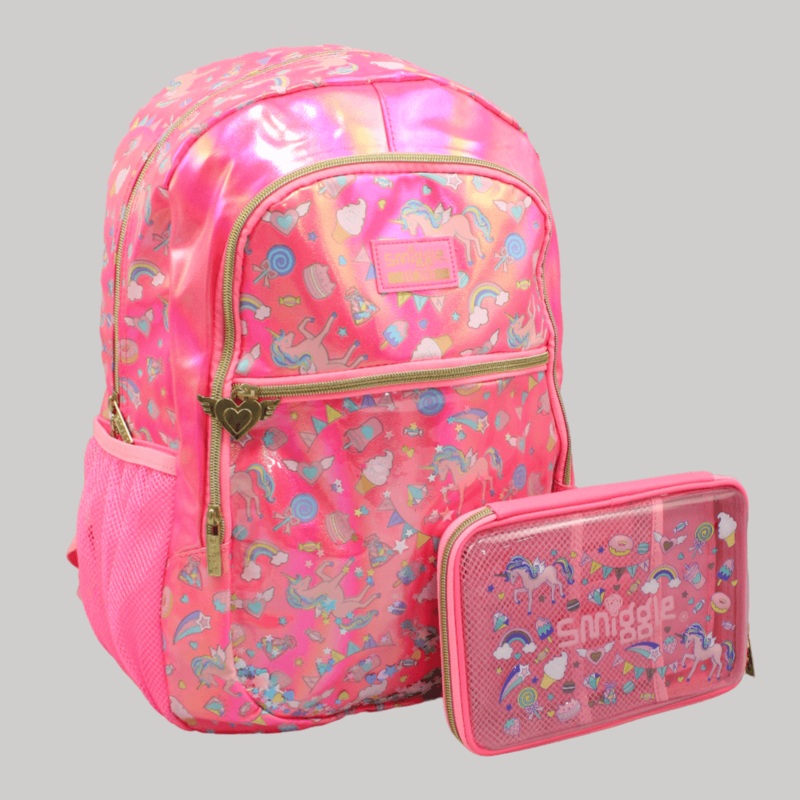 Sweets & Unicorns Backpack + Pencil Case