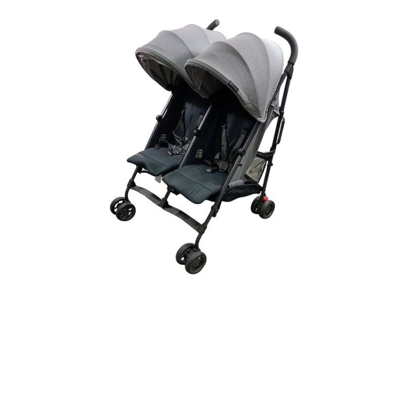 UPPAbaby G-Link V2 Double Stroller, 2024, Greyson (Charcoal Melange)
