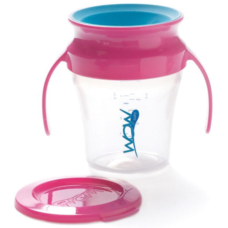 Wow Baby 7 oz Spill-Free Cup – Pink