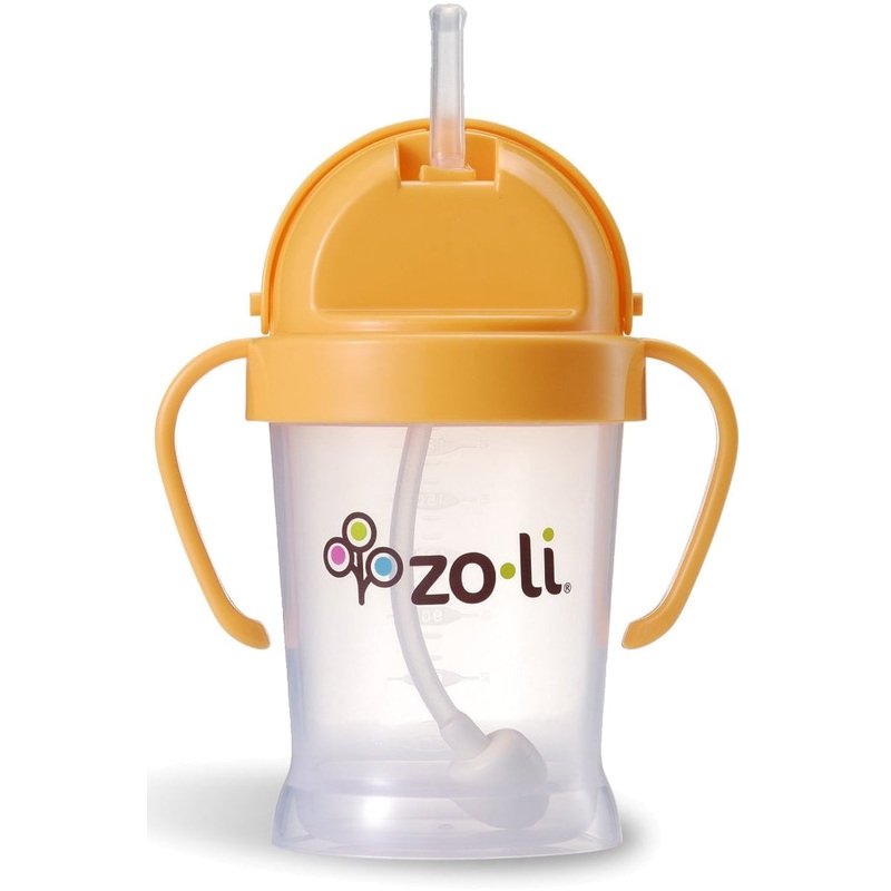 ZoLi BOT 6 oz Straw Sippy Cup – Orange
