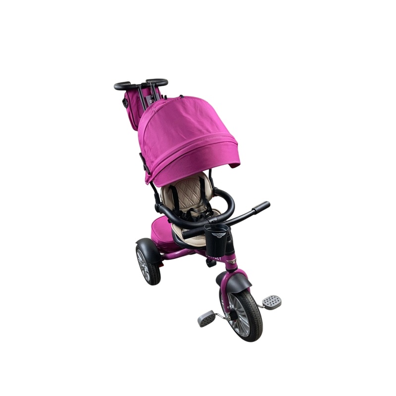 Bentley 6-In-1 Stroller Trike, Fuchsia Pink