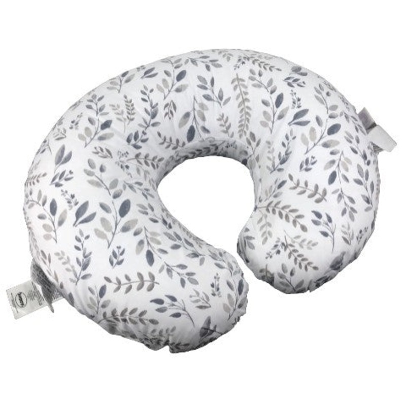 Boppy Nursing and Infant Support Pillow, Grey Taupe Leaves