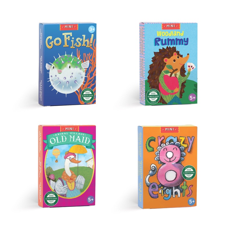 eeBoo Travel Size Mini Card Games