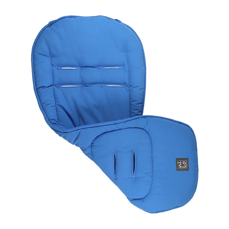 Long Stroller Mat Solid Sky Blue