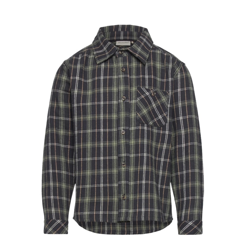 Minymo Dark Navy Check Shirt