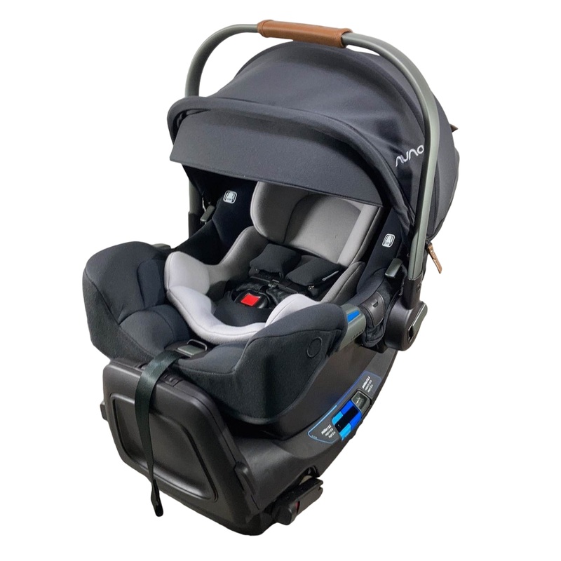 Nuna PIPA rx Infant Car Seat with RELX Base, 2023, Caviar