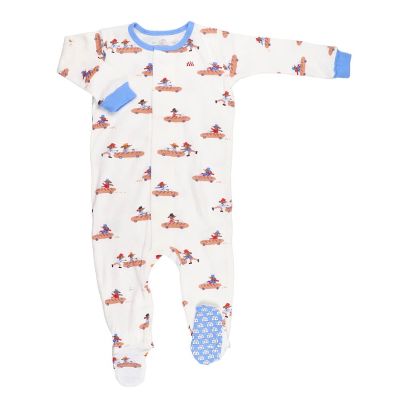 Organic Cotton Footie Weiners Circle