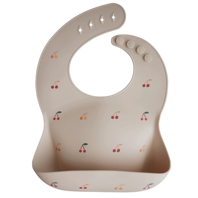 Silicone Bib – Cherries