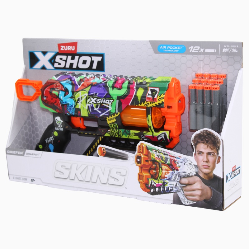 X-Shot Skins Griefer Blaster  Graffiti