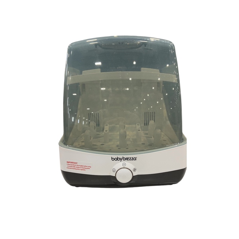 Baby Brezza Superfast Sterilizer Dryer, White on Black