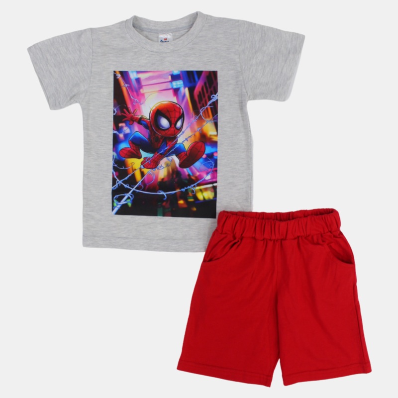 Boys Cotton Pajama – Fun Spidey Print