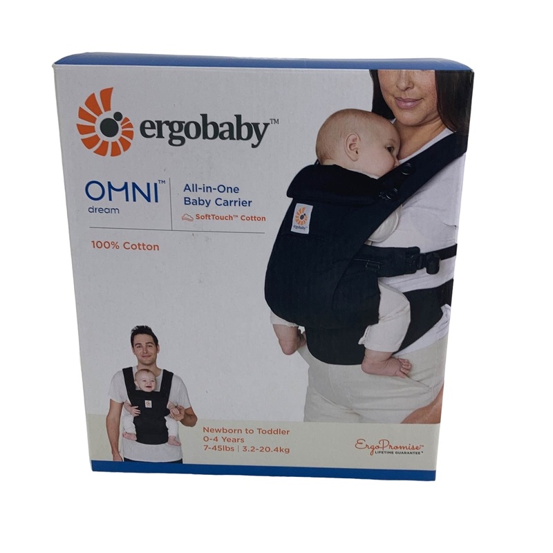 Ergobaby Omni Dream Baby Carrier, Onyx Black