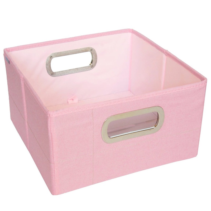JJ Cole Storage Box 6.5″ – Pink Heather