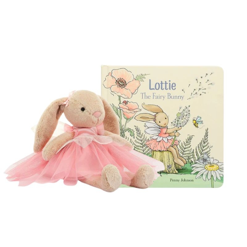 Lottie Fairy Bunny Book + Plush Bundle