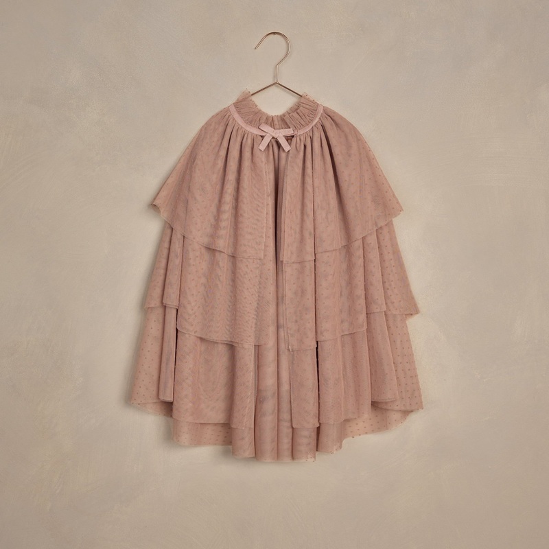Noralee Tulle Cape | Dusty Rose