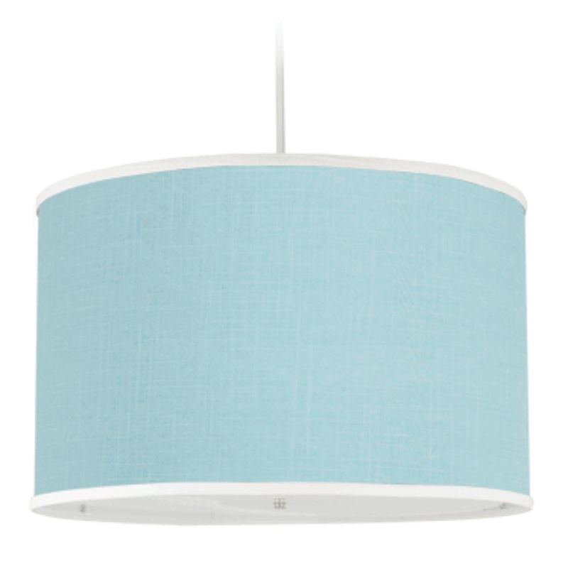 Oilo Solid Large Cylinder Light in Aqua