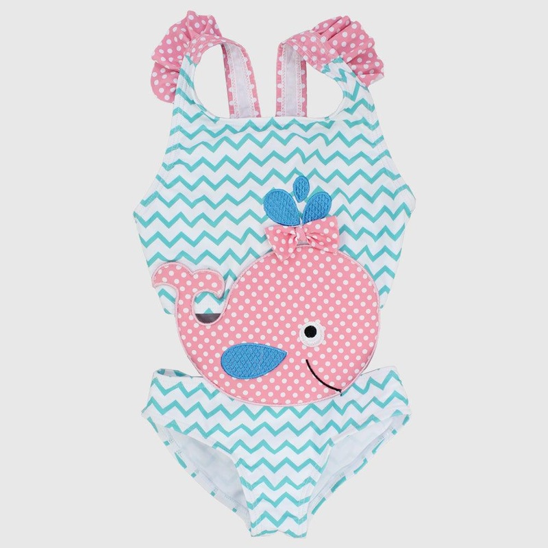 Pink Whale Swim Suit