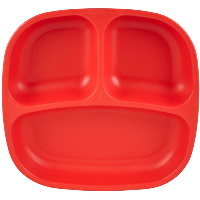 Re-Play 7″ Divided Plate – Red