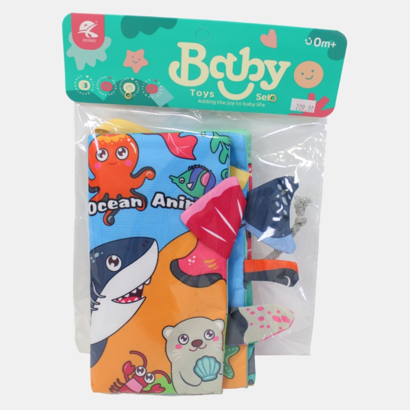 Sensory Soft Book for Learning – Ocean Animals