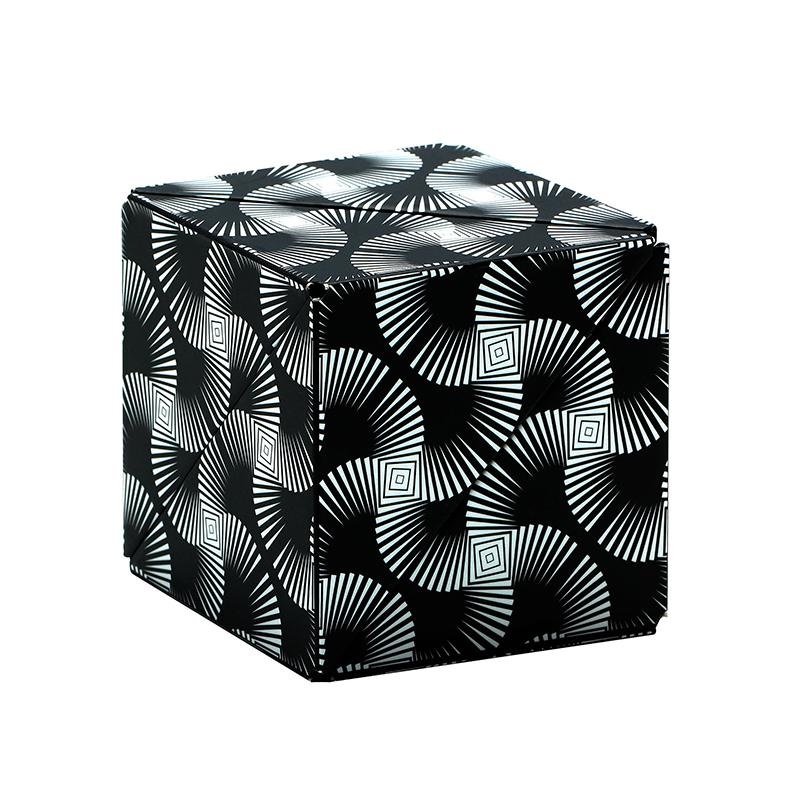 Shashibo Shape Shifting Black and White Cube