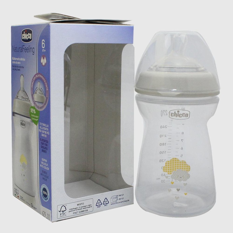Chicco Natural Feeling Bottle Fast Flow 330 ml (6+ Months)
