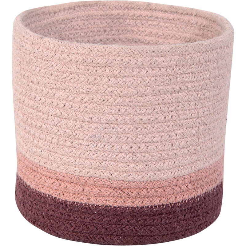 Lorena Canals Basket Mini Tricolor – Vintage Nude (6″ x 6″)