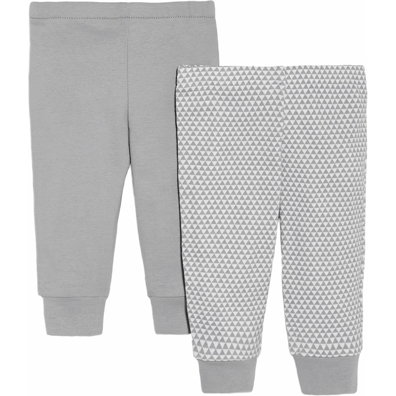 Skip Hop Petite Triangles Baby Pants, 2-Pack