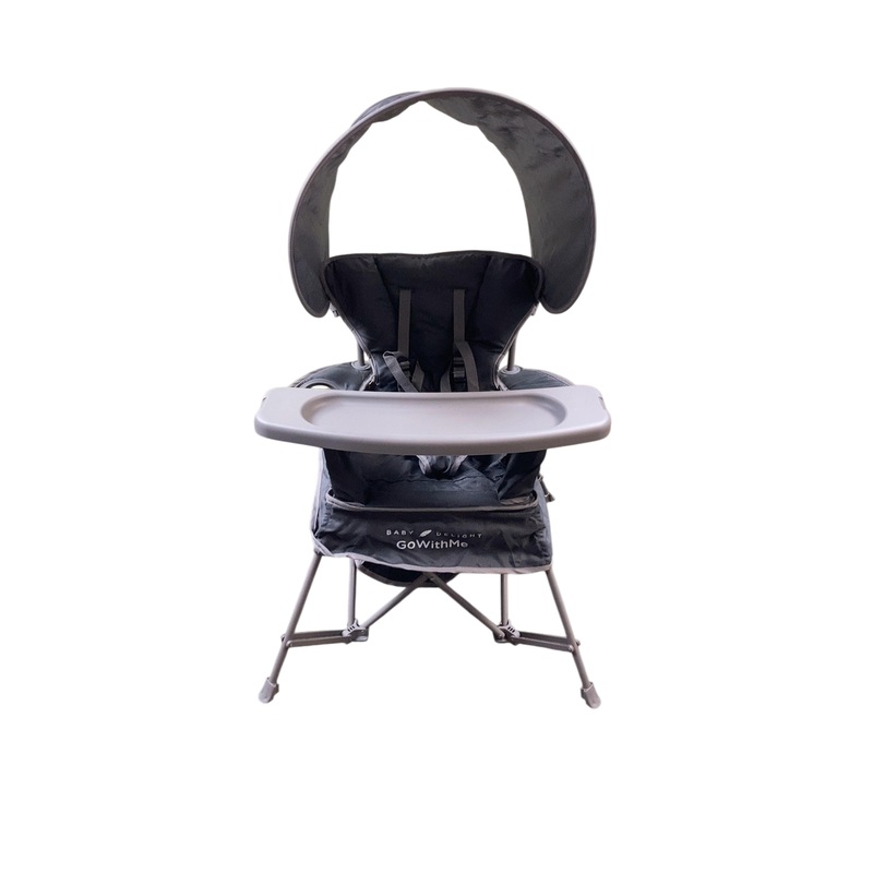 Baby Delight Go with Me Venture Deluxe Portable Chair, Elephant Grey