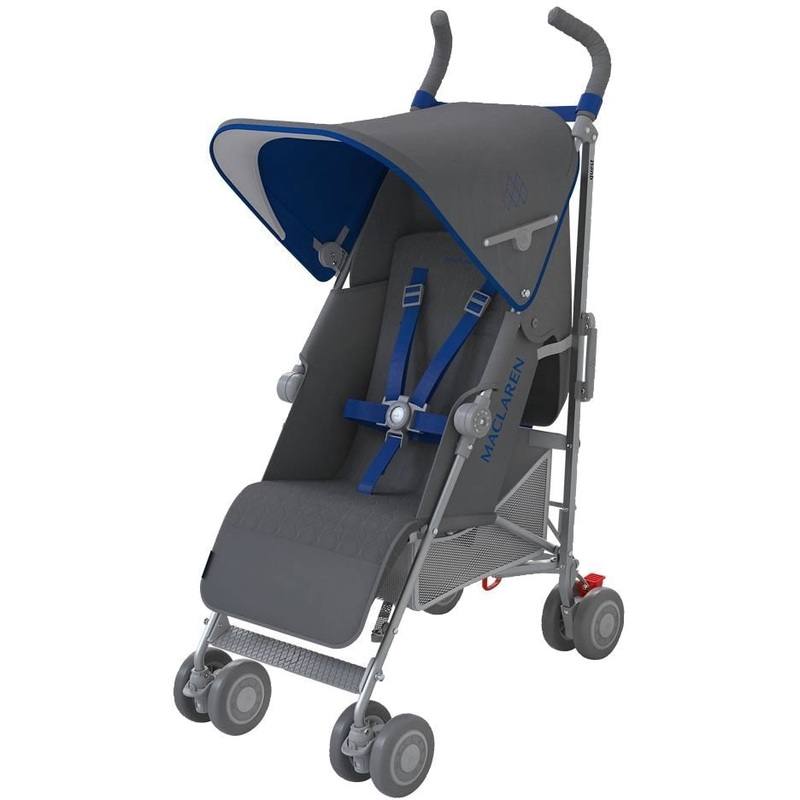 Maclaren 2016/2017 Quest Stroller – Charcoal/Harbour Blue