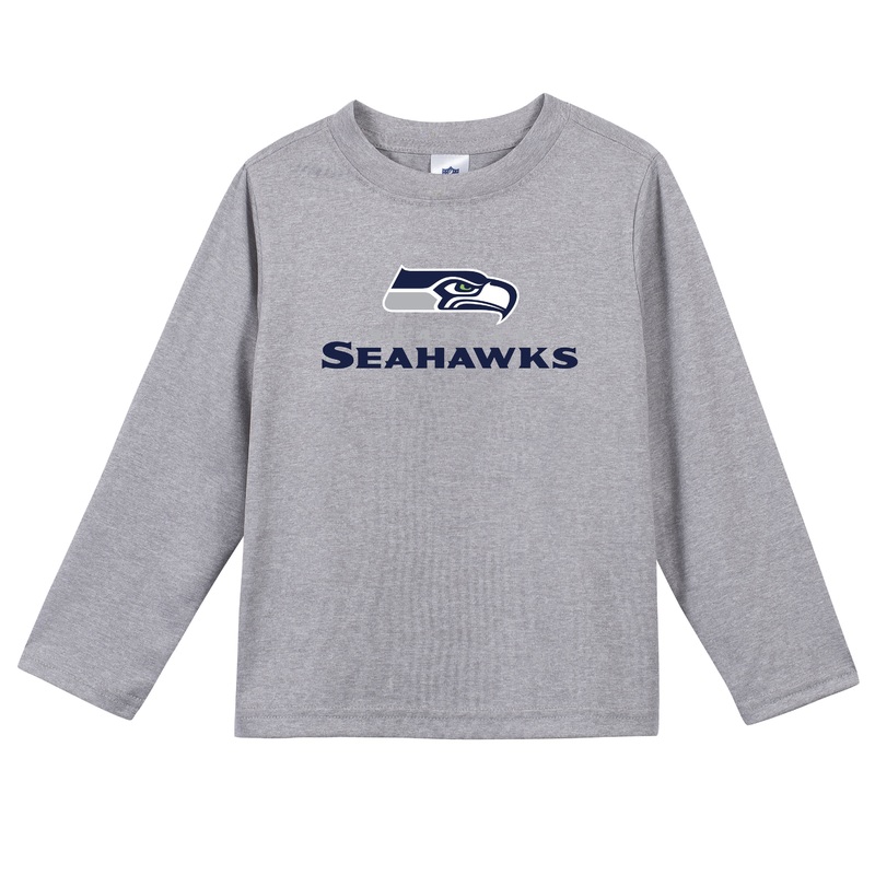 Seattle Seahawks Boys Long Sleeve Tee Shirt