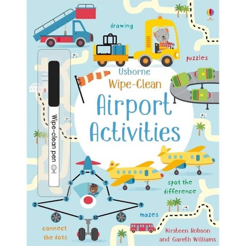 Wipe-Clean Airport Activities : Usborne