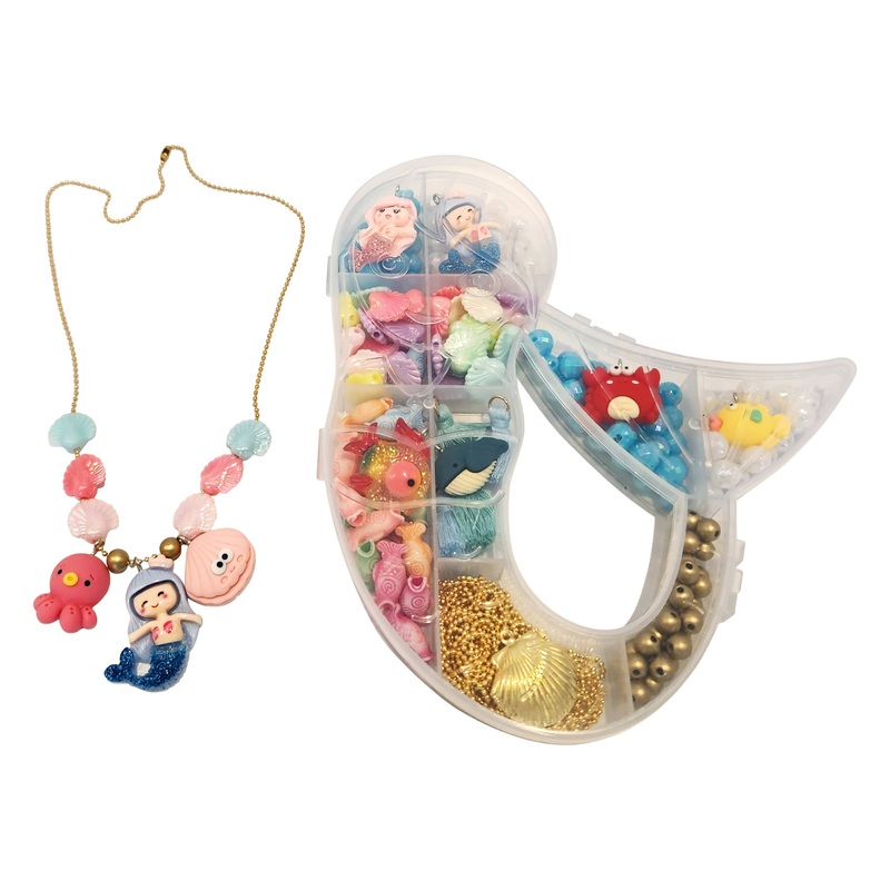 Bottleblond Kids Magical Mermaid Necklace and Jewelry DIY Kit