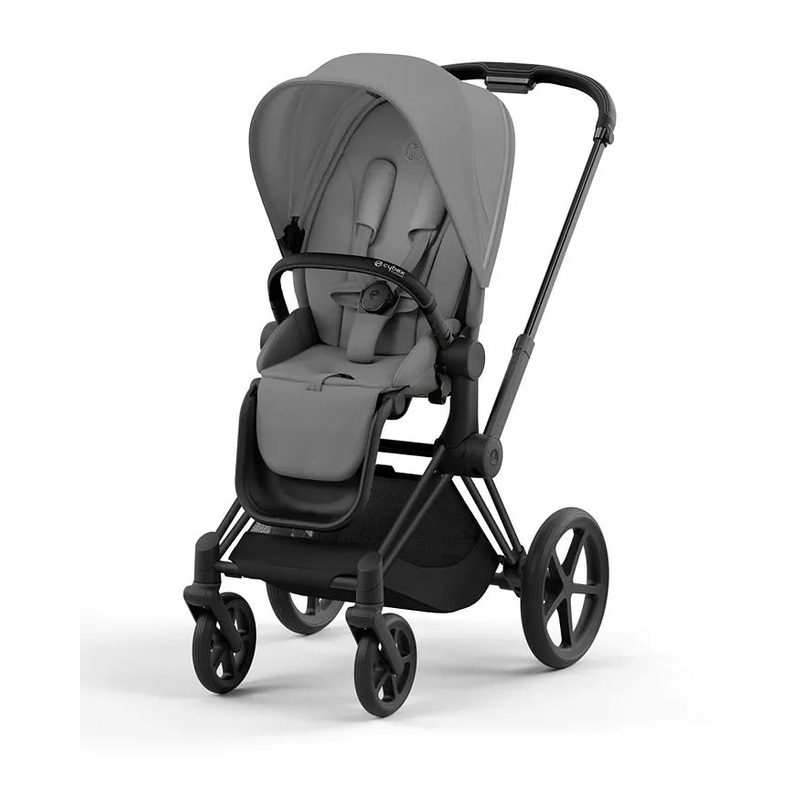Cybex PRIAM 4 Stroller  Matte Black Frame/Mirage Grey