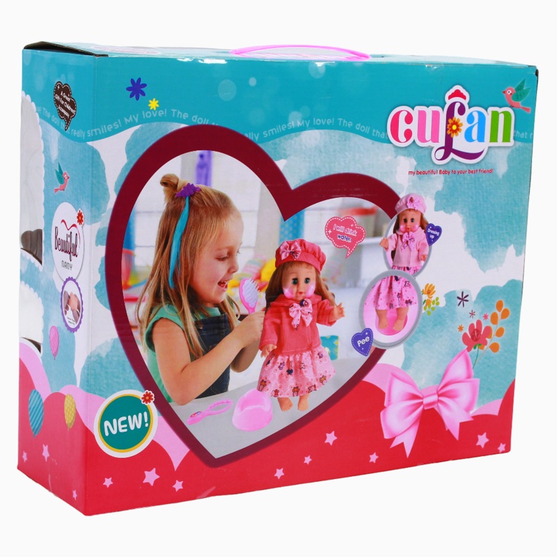 Silicone Doll with Accessories – Red
