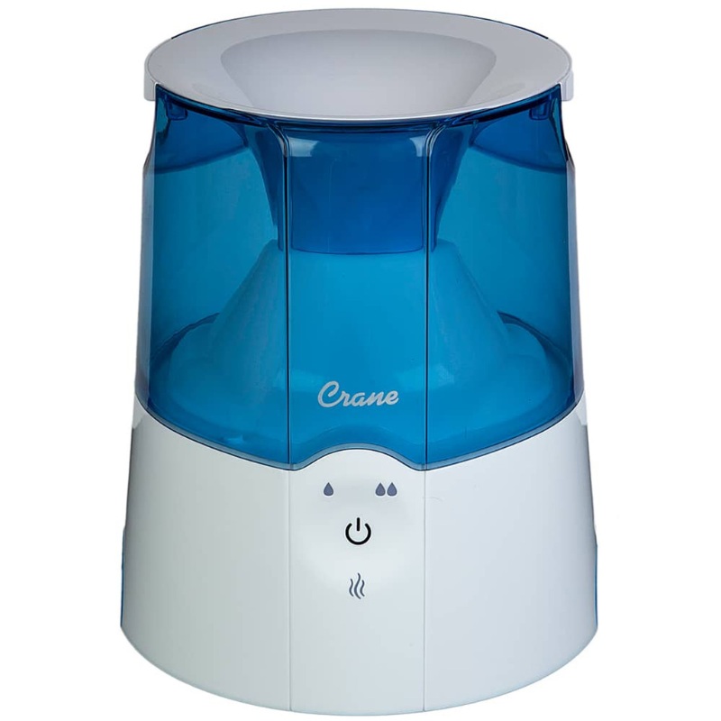 0.5 Gallon Warm Mist Humidifier – Blue/White