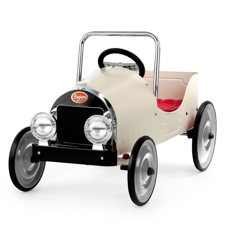 Classic Pedal Toy Car White