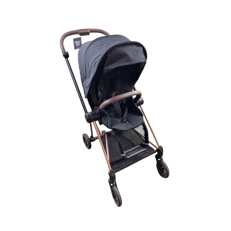 Cybex MIOS Stroller, 2021, Deep Black, Rose Gold