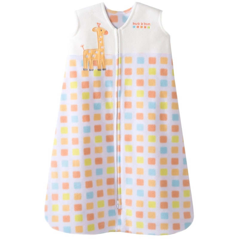 HALO SleepSack Wearable Blanket, Micro-Fleece, Multi Blocks, Medium