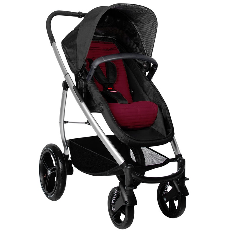 Phil & Teds Smart Lux Stroller – Ruby