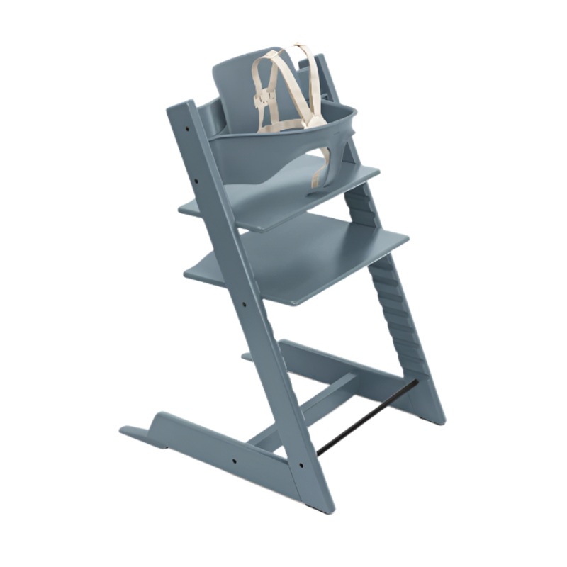 Stokke Tripp Trapp High Chair With Baby Set, 2, Fjord Blue