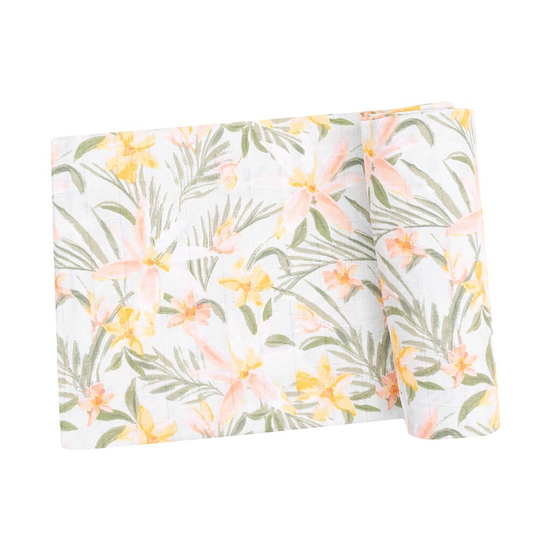 Swaddle Blanket Island Floral