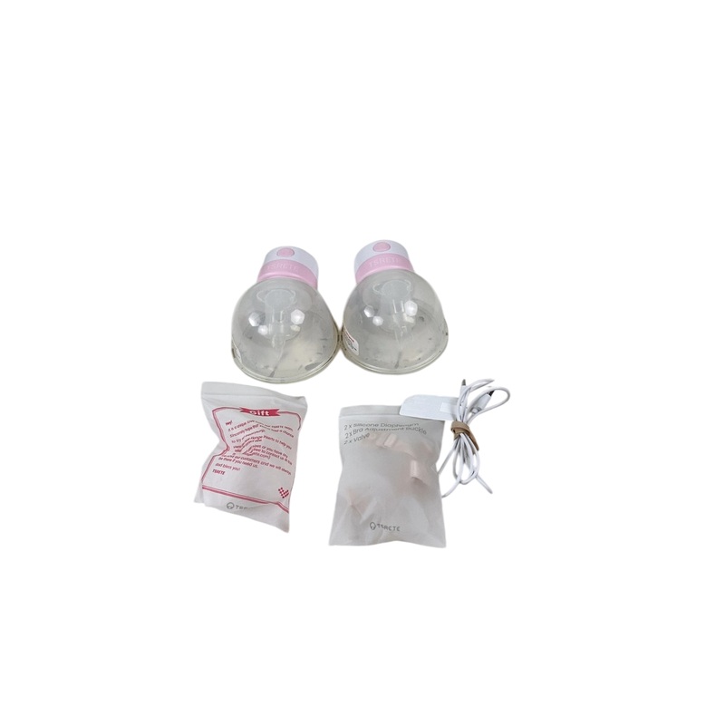 Tsrete Double Wearable Electric Breast Pump, 24mm, Pink