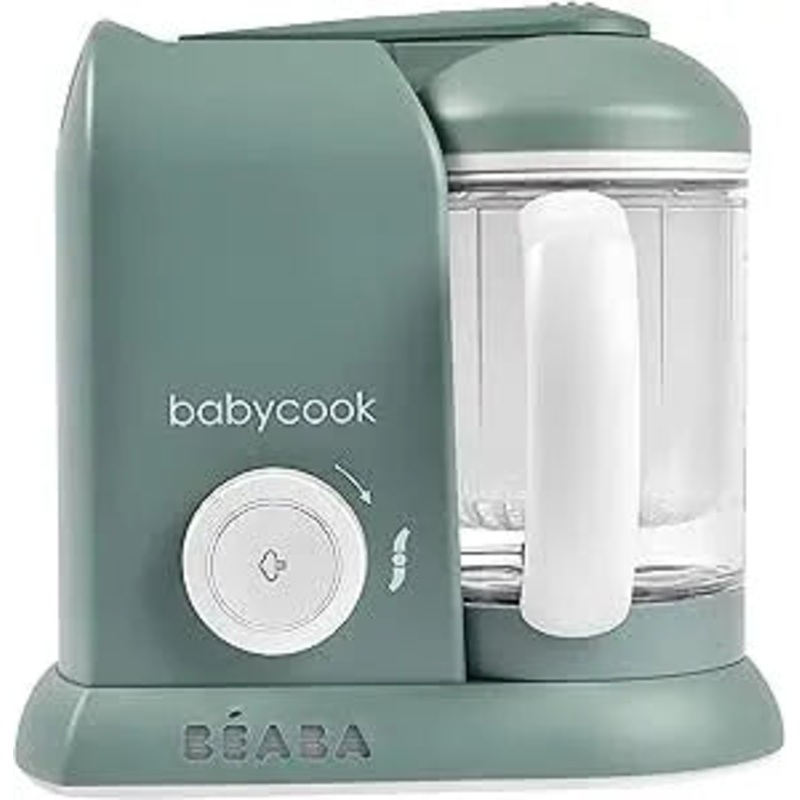 Babycook Solo, 4-in-1 Baby Robot, Cooker, Blender – Eucalyptus (See Description)
