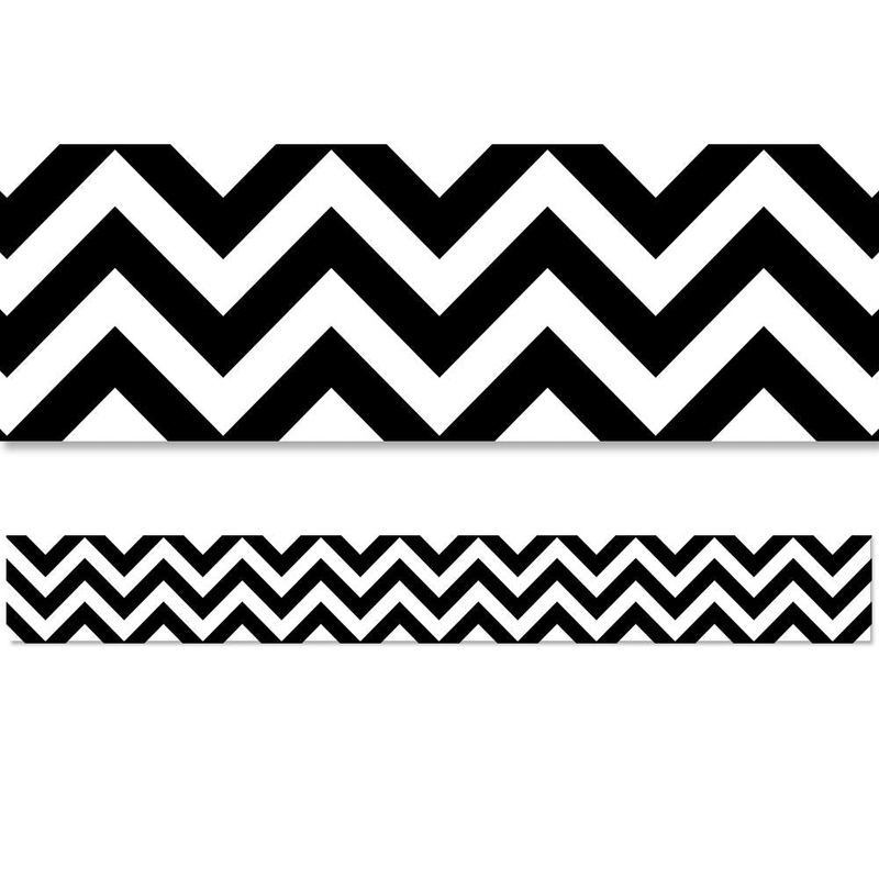 Black Chevron EZ Border