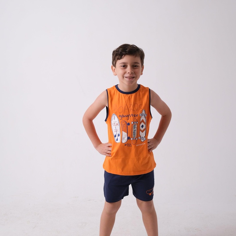“Boards Gangster” Sleeveless Pajama