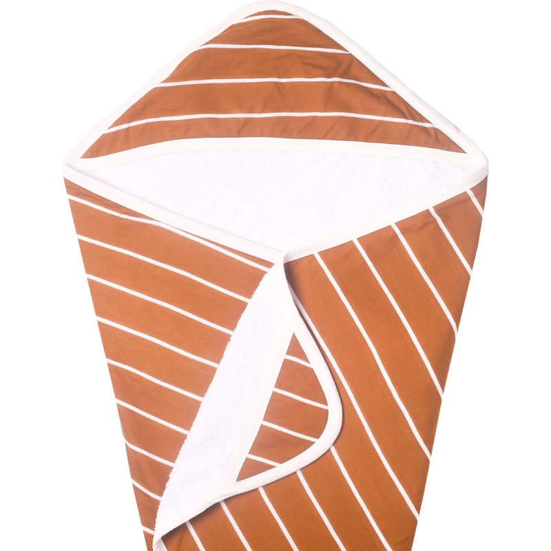 Copper Pearl Premium Baby Knit Hooded Towel | Camel